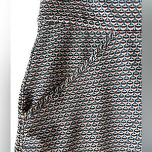 Peter Millar Martini Glass Golf Skirt blue red ladies size Medium NEW